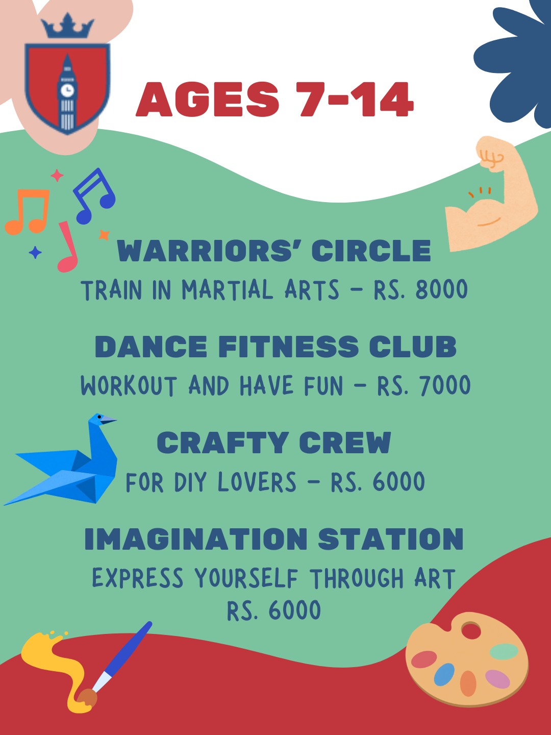 London School Summer Camp sports and arts activities for ages 7 to 14 — Lahore