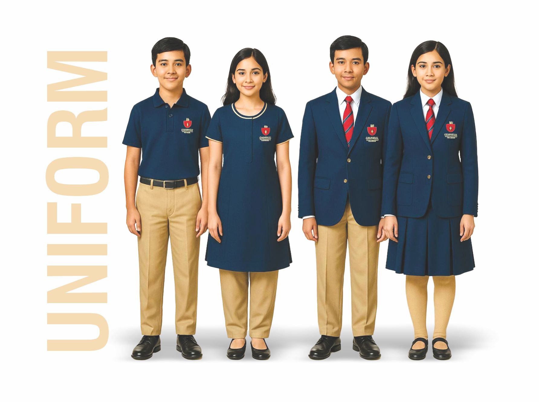 London School uniform — smart and proud